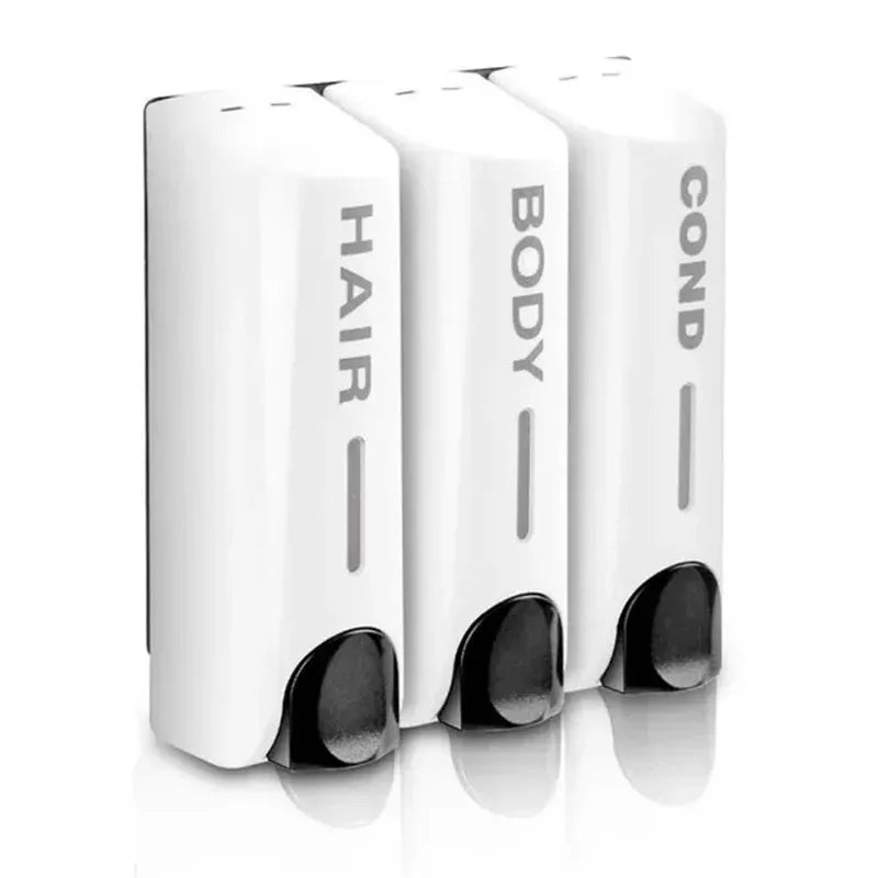 350Ml Soap Dispenser Wall-Mount Shower Bath Gel Shampoo Manual Press Soap Dispenser Liquid Soap Container Bathroom Accessories