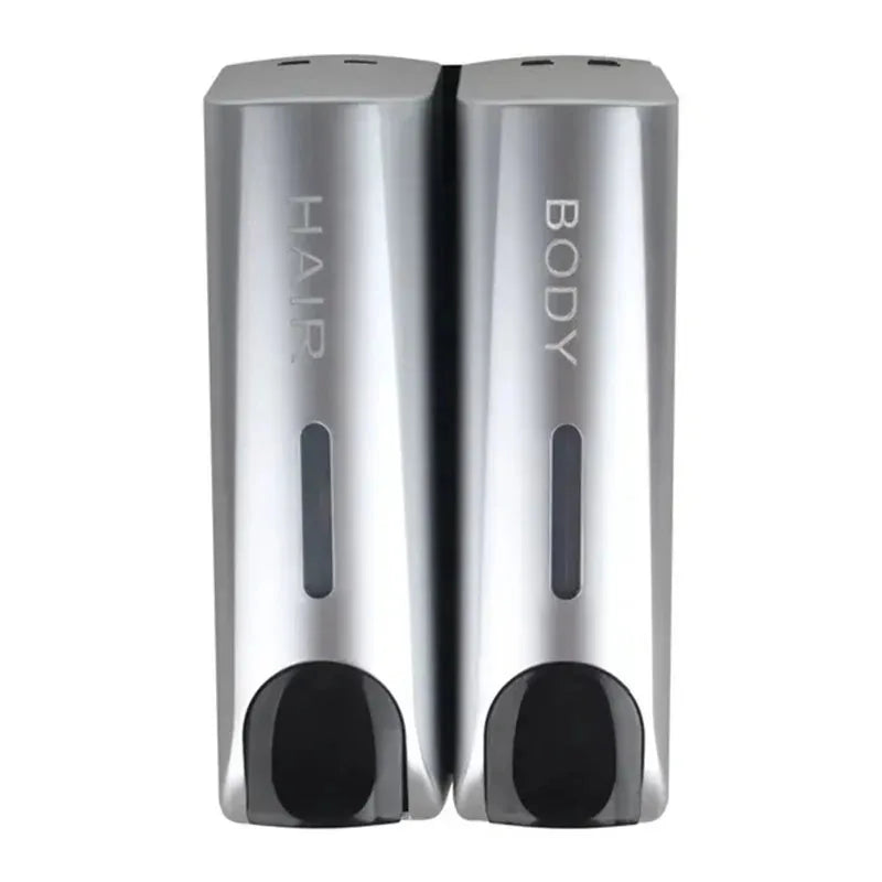 350Ml Soap Dispenser Wall-Mount Shower Bath Gel Shampoo Manual Press Soap Dispenser Liquid Soap Container Bathroom Accessories